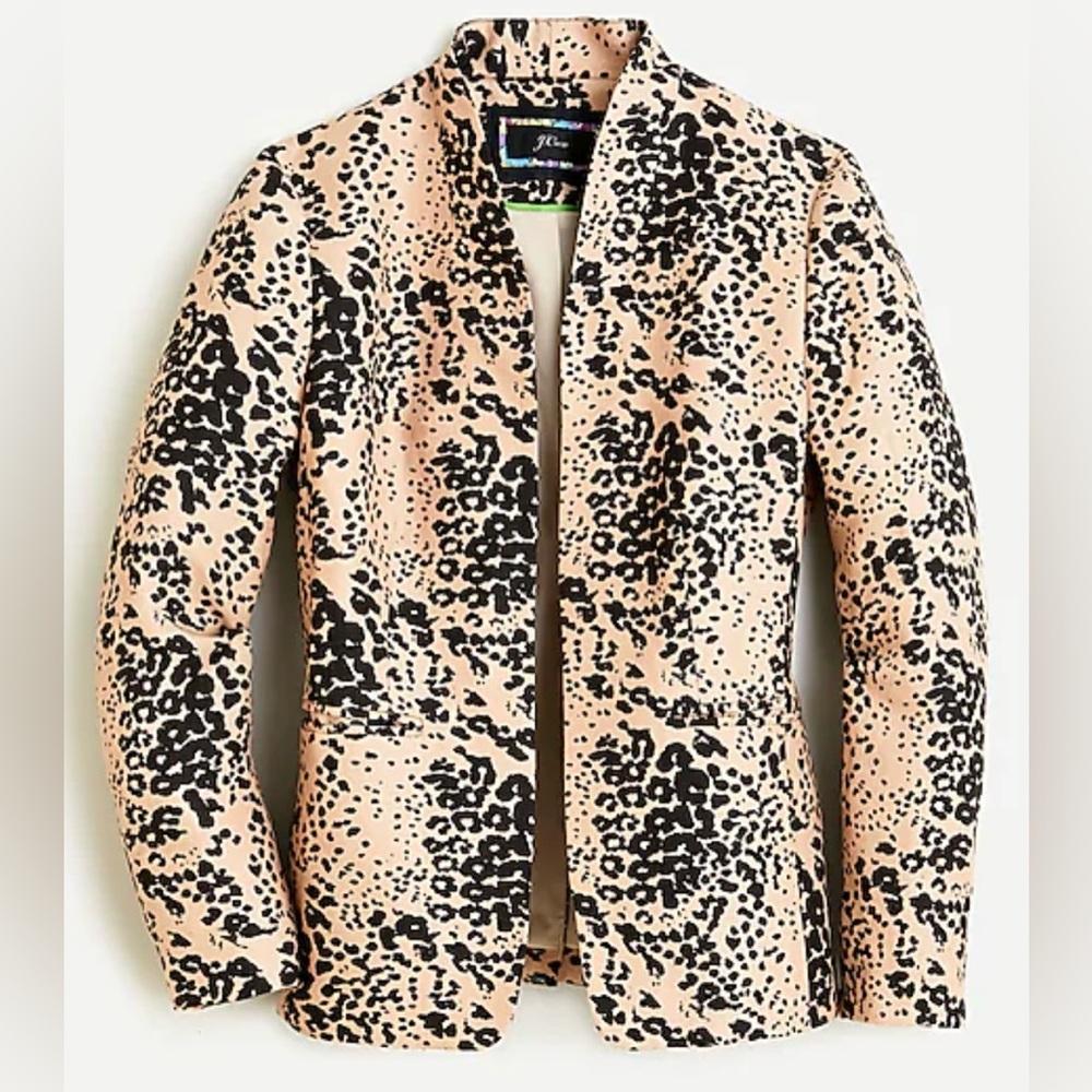 J. Crew Going Out Blazer - Leopard